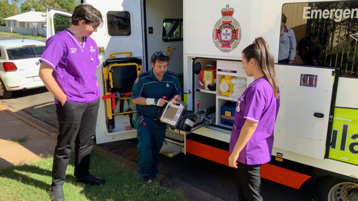 Observational Placement Program Charleville Students At Qas Vehicle